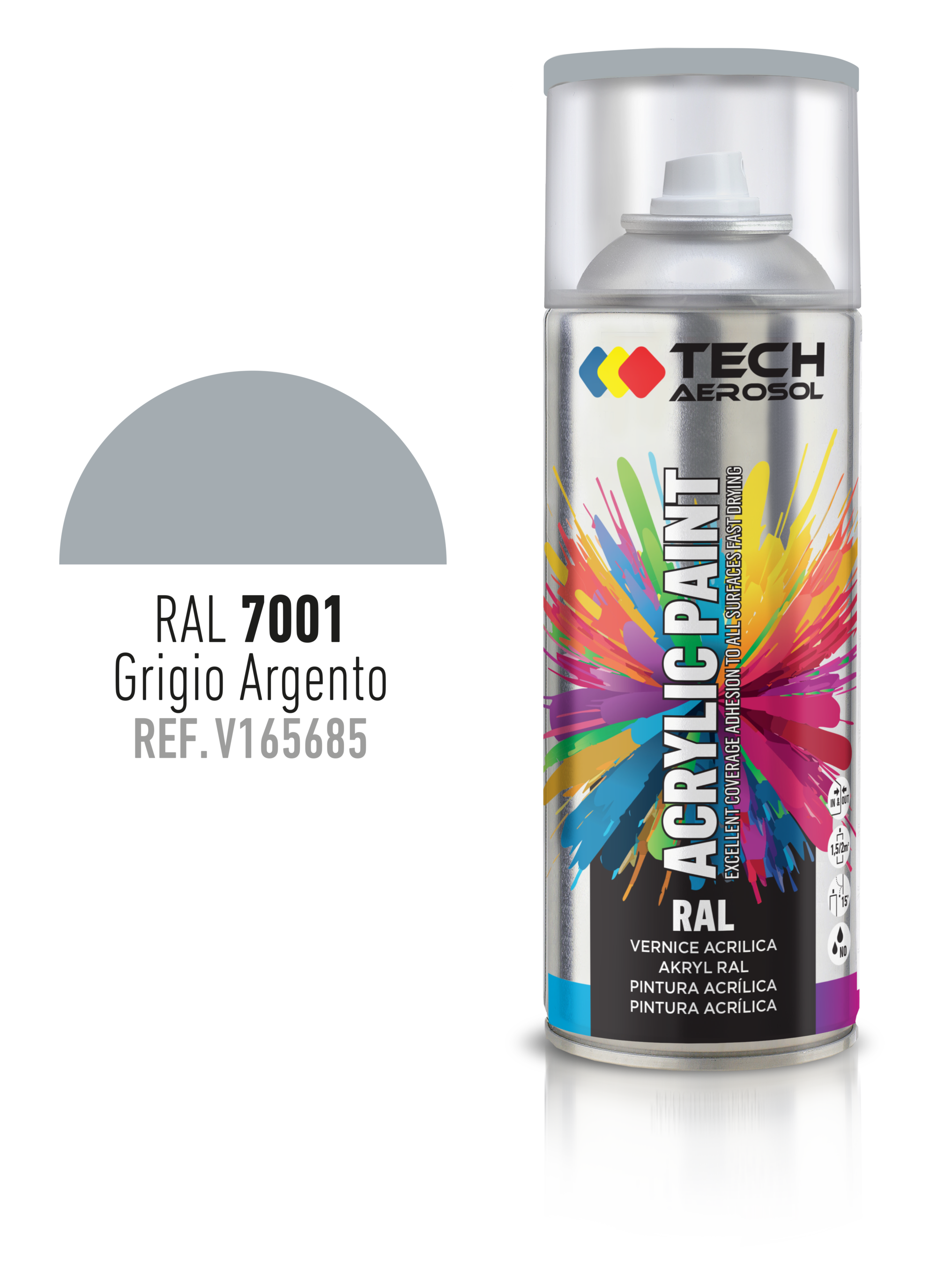 SPRAY TECH RAL 7001 GRIGIO ARGENTO | Valex