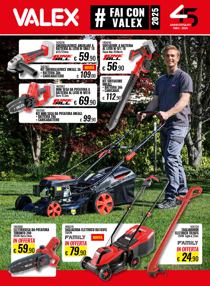 Falciola Per Erba Valex Con Manico In Legno - Lama Da 440 Mm Per Giardino E Orto
